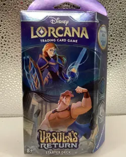 Disney Lorcana TCG: Ursula’s Return Sealed Starter Pack- Sapphire & Steel - Image 1
