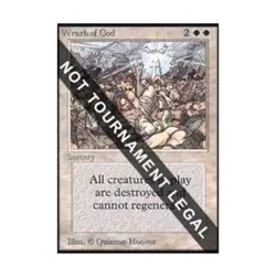 WOTC MtG Collector's Ed Wrath of God (CE) (R) NM - Image 1