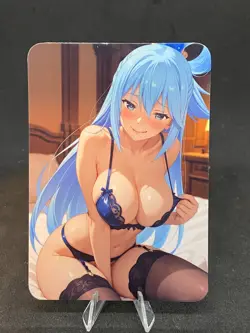 Aqua Sexy Card/ ACG Card /Anime Card / Sexy Waifu / Waifu Card - Image 1