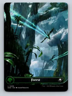 MTG Forest (0266) (Borderless) Edge of Eternities Regular NM - Image 1