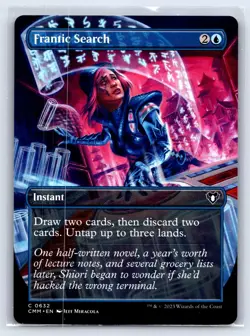 Frantic Search (Borderless) C Commander Masters 632 LP - Image 1