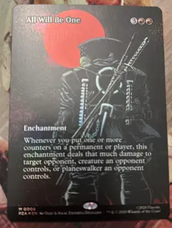 MTG Magic the Gathering: FOIL All Will Be One x 1 (Borderless Foil TMNT) NM - Image 1