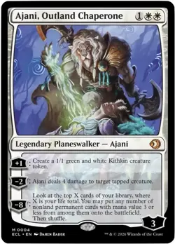 Ajani, Outland Chaperone 4 Mythic NM Lorwyn Eclipsed - Image 1