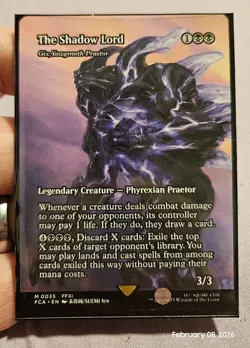 🔥 MTG - The Shadow Lord (Gix, Yawgmoth Praetor) - FCA Mythic #035 Reg M/NM 🔥 - Image 1