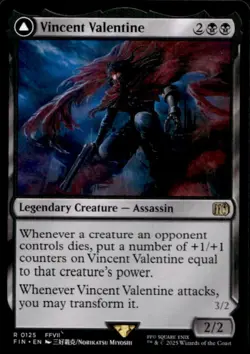 2025 Magic MTG Final Fantasy Vincent Valentine Galian Beast Rare #0125 - Image 1