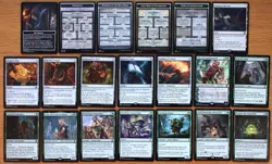 D&D Set 19 Dungeon & Initiative / Green Artifact Spells Creatures *NM MTG Magic* - Image 1