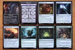 D&D Set 19 Dungeon & Initiative / Green Artifact Spells Creatures *NM MTG Magic* - Image 3