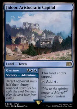 2025 Magic MTG Final Fantasy Jidoor Aristocratic Capital Rare #0284 - Image 1