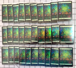 Dominaria United full art Foil FOREST x30 lp or better mtg I Combine Ship - Image 1