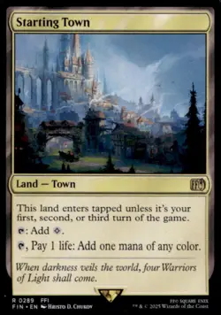 2025 Magic MTG Final Fantasy Starting Town Rare #0289 - Image 1