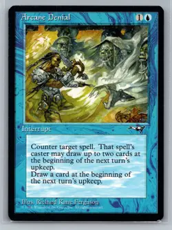 Arcane Denial (Sword) Alliances #33 Magic MTG - Image 1