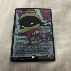 Dark Leo & Shredder (Showcase Foil) - 0289 - TMT Teenage Mutant Ninja Turtles NM - Image 1