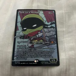 Dark Leo & Shredder (Showcase Foil) - 0289 - TMT Teenage Mutant Ninja Turtles NM - Image 2