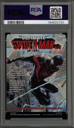 Magic MTG Miles Morales Ultimate Spider-Man Classic Comic Foil #0234 PSA 10 - Image 2