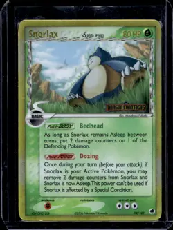 2006 Pokemon EX Dragon Frontiers Snorlax Holo Rare #10/101 - Image 1