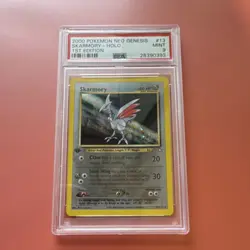 Pokemon Neo Genesis Skarmory 1st Edition Holo Rare PSA 9 13/111 2000 - Image 1