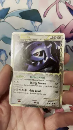 Pokemon TCG Steelix Holo Ultra Rare Prime Edition 2010 Unleashed Card 87/95 - Image 2