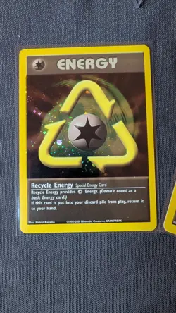 Ungraded Pokemon TCG - 8 2002 Energize Your Game SWIRL Holo Recycle Energy - Image 3