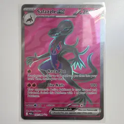 Pokemon Salazzle EX Full Art Ultra Rare Holo POR 101/088 260 HP English - Image 1