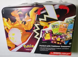 pokemon vivid voltage charizard lunchbox treasure tin brand new factory sealed - Image 1