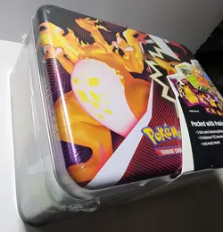 pokemon vivid voltage charizard lunchbox treasure tin brand new factory sealed - Image 3