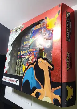 pokemon celebrations lance's charizard v collection box sealed - Image 2