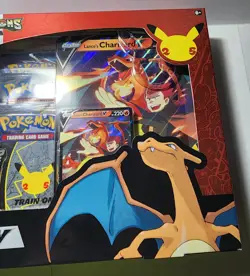 pokemon celebrations lance's charizard v collection box sealed - Image 3