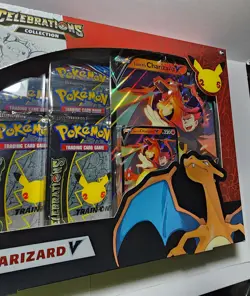 pokemon celebrations lance's charizard v collection box sealed - Image 4