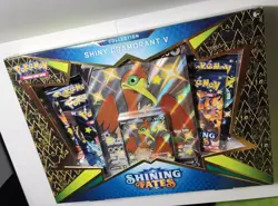 pokemon shiny cramorant v shining fates collection box factory sealed - Image 1