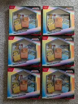 Pokemon Prismatic Evolutions Poster Collection Lot of 6. New Sealed - Image 1