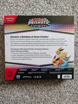 Pokemon Prismatic Evolutions Poster Collection Lot of 6. New Sealed - Image 4