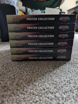 Pokemon Prismatic Evolutions Poster Collection Lot of 6. New Sealed - Image 5