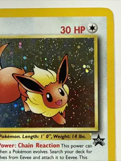 Eevee #11 Black Star Promo Holo Rare Vintage Pokemon Card - Image 3