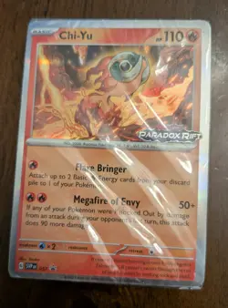 Pokemon SEALED Chi-Yu SVP 057 Paradox Rift Build-n-Battle - Prerelease Pack - Image 1