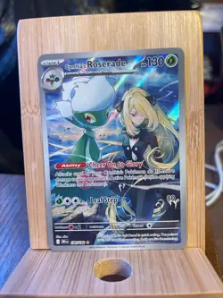 Cynthia’s Roserade 184/182 Secret Rare Full Art Pokemon Card NM 🔥 - Image 1