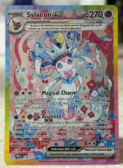 Pokemon Sylveon ex EX Double Rare Full Art Holo 156/131 Prismatic Evolutions - Image 1