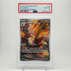 Pokemon TCG Blaziken Illustration Rare 192/182 Destined Rivals PSA 10 - Image 1