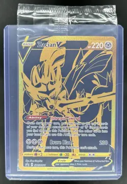 2019-2023 Pokemon SWSH Black Star Promos Zacian V #SWSH076 - Image 1