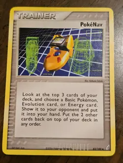 PokeNav 83/100 Uncommon Pokemon EX Crystal Guardians - Image 1