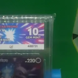 ACE 10 Pokemon Go Mewtwo v Promo SWSH229 Pokemon Trading Card Black Star ETB - Image 3