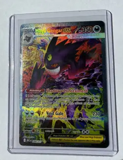 Mega Gengar EX 284/217 SIR Pokemon card - PACK FRESH - Image 1
