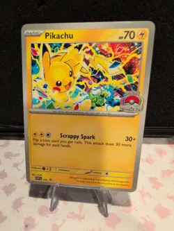 Pikachu Promo 2025 World Championships SVP EN 225 Pokemon Worlds BRAND NEW PROMO - Image 2