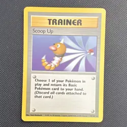 Pokemon Scoop Up Base Set Unlimited Rare Regular English 78/102 1999 Card - Image 1