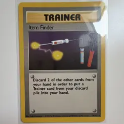 Pokemon Item Finder Base Set Rare Trainer Card 74/102 Regular English - Image 1