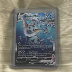 Pokemon Vaporeon VMAX Rapid Strike Full Art SWSH182 Promo Holo English - Image 1