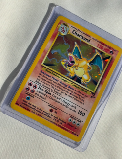 Charizard Holo 4/130 Light Play WOTC Vintage Pokemon | Base Set 2 Pokemon TCG - Image 2