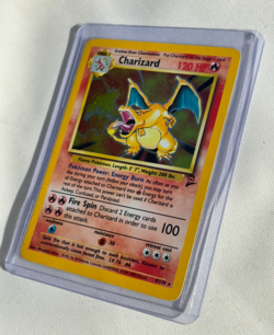 Charizard Holo 4/130 Light Play WOTC Vintage Pokemon | Base Set 2 Pokemon TCG - Image 3