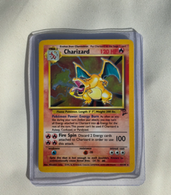 Charizard Holo 4/130 Light Play WOTC Vintage Pokemon | Base Set 2 Pokemon TCG - Image 4