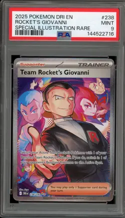 Pokemon Team Rocket's Giovanni Destined Rivals SIR #238 PSA 9 Mint - Image 1