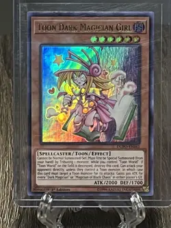 Toon Dark Magician Girl – DUPO-EN041 – Unlimited – Ultra Rare – Yu-Gi-Oh! - Image 1